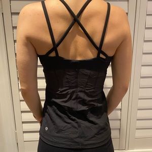 Lululemon Double Strap Tank with Mesh Inserts